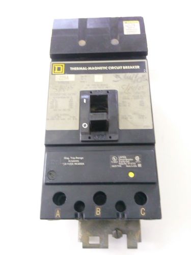 Square d ka36225 - i-line 225 amp 600 amp 3 pole circuit breaker for sale