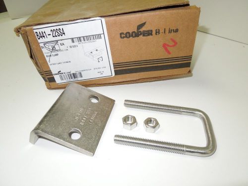 Cooper b line b441-22ss4 beam clamp stainless steel    &lt;841hfl for sale