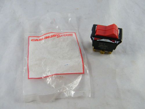 NEW ~ CARLING ~ DOUBLE ROCKER SWITCH ~ PART # SW-7, 9640 ~ 2 X SPDT ON OFF ON