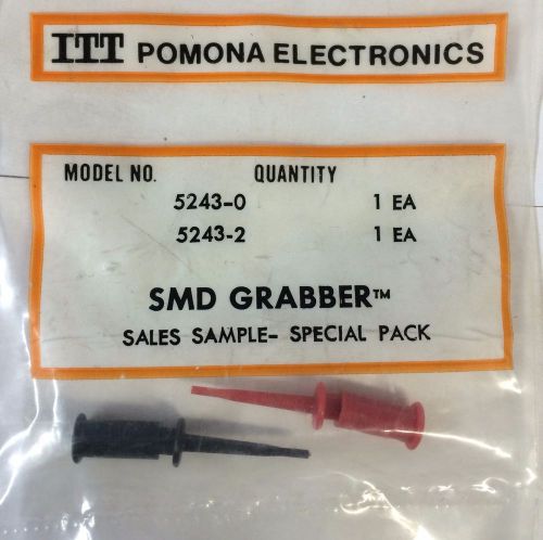 NIB Pomona 5243-0, 5243-2 SMD Grabber Sales Sample-Special Pack