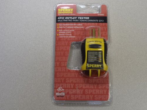 Sperry GFCI Outlet Tester