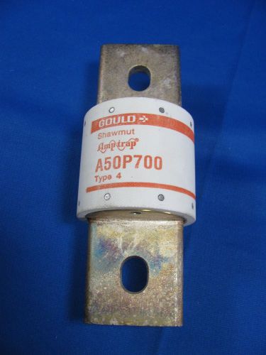 GOULD SHAWMUT AMP TRAP A50P700 TYPE 4 FUSE 500 VAC 150 C MAX – NEW OLD STOCK