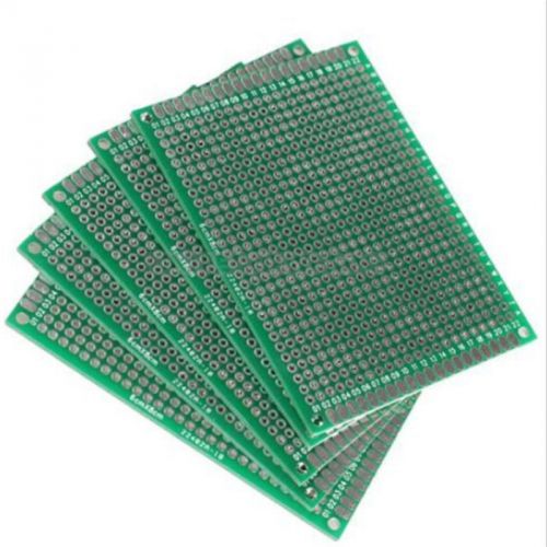 5PCS PCB Universal Printed 6x8cm Double-Side Prototype Adorable Circuit WFUS