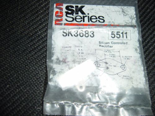 NEW RCA SK3683 200V 5A SCR NTE5511, ECG5511