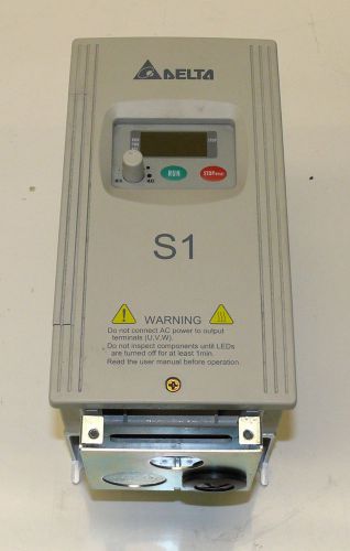 Delta S1 Series VFD015S21B Adjustable Frequency Drive 2HP 1PH/3PH