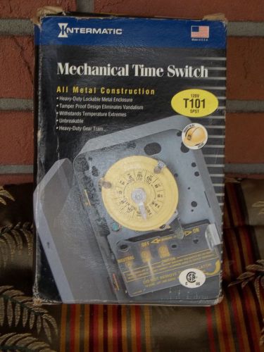 Intermatic Mechanical Time Switch 120V AC 60HZ Model T101 SPST Single Pole New