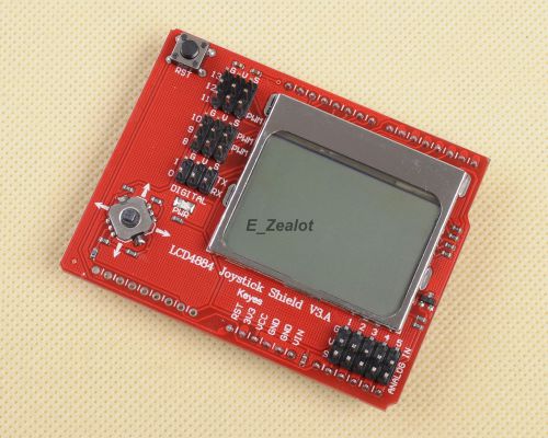 LCD4884 LCD Joystick Shield v2.0 LCD4884 Expansion Board for Arduino