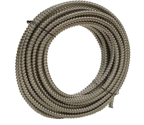 100&#039; galflex galvanized metal flex 3/4&#034; conduit .75&#034; electrical wire rws steel for sale