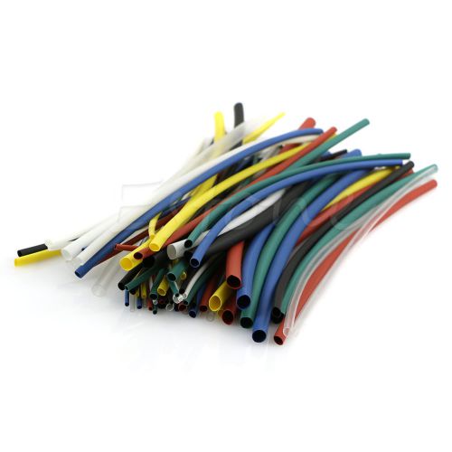 70pcs Assortment 2:1 Heat Shrink Tubing Tube Sleeving Wrap Wire Cable Kit 5 Size