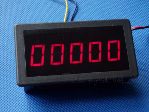1pcs 0.56&#034; DIGITAL Red LED Frequency and Tachometer Rotate Speed Meter DC 12-24V