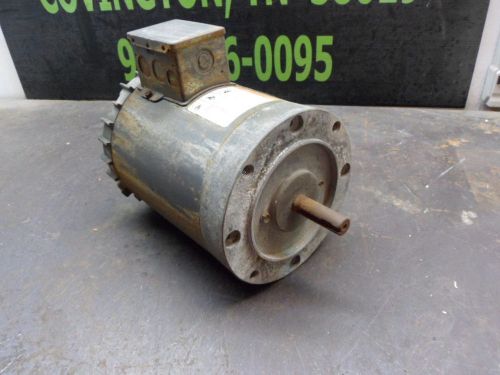 DAYTON 2HP INDUSTRIAL MOTOR MOD:3N238E PH:3 208-220/440 56C:FR 3450/2850 USED