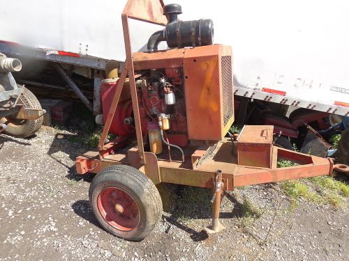 Sykes 4&#034; centrifugal water pump detroit diesel 2-53 runs excellent 2-53n  engine for sale
