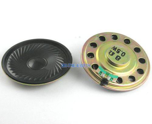10 Pcs 50mm 0.5W 8 ohm Round Audio Speaker Loudspeaker