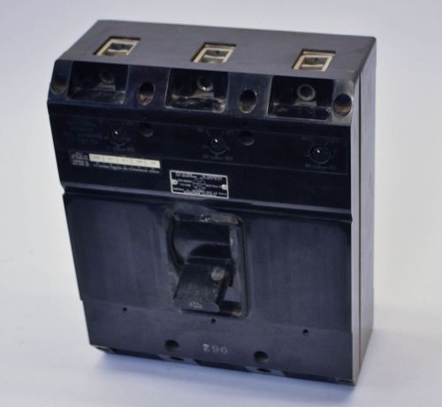 Siemens ite et5914 j frame molded case circuit breaker 225a 600v 3 pole for sale