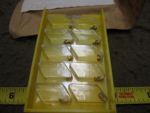 KENNAMETAL NT1L KC810 CUTTING INSERTS 10 PC LOT AIRCRAFT MACHINIST TOOLS