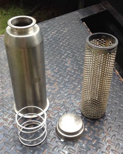 Alpha Stainless Steel Strainer Filter Parts Filtration Equipment Used