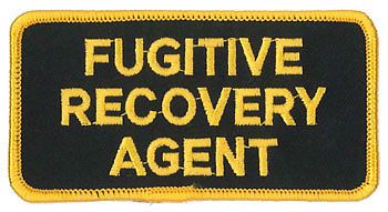 Fugitive Recovery Agent Hat or Jacket Patch Item #E248