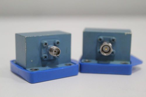 Pair of Hp Agilent Coaxial Waveguide Adapters + Free Priority Shipping!!!