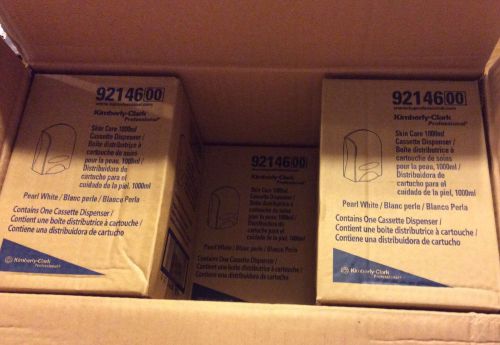 (5) kimberly clark 92146 white 1000ml dispenser soap sanitizer lotion skin care for sale