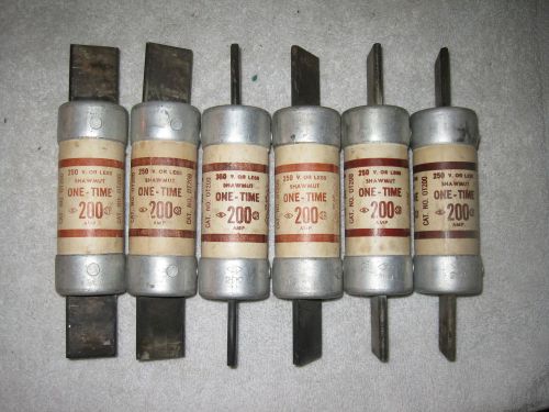 SHAWMUT ONE-TIME OT200 200 AMP FUSE