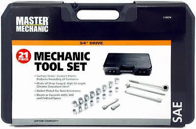 APEX TOOL GROUP-ASIA 21-Piece 3/4-Inch Drive SAE Socket Set