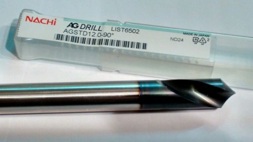Nachi carbide spot drill 12mm 90 deg agstd12.0-90 for sale