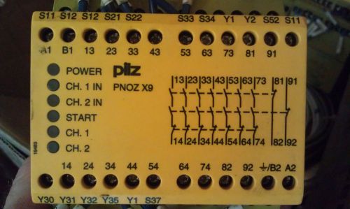 LOT OF 3 - Pilz PNOZ X9-774605  Relay E-Stop GOOD USED FREE SHIPPING
