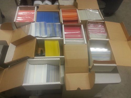 Microfilm Jackets, 10 Boxes, 16 mm and 35 mm, various colors