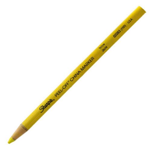 Sharpie #2083 peel off china marker, yellow for sale