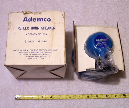 New Ademco Reflex Horn Speaker Model 705 Alarm 5 watt 4 ohm