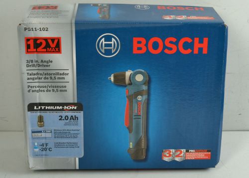 Bosch tools ps11-102 12-volt li-ion max 3/8&#034; right angle drill/driver kit for sale