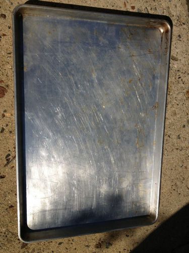 Large Industrial Cookie Tray Jelly Roll Pan 28x16.5 Aluminum