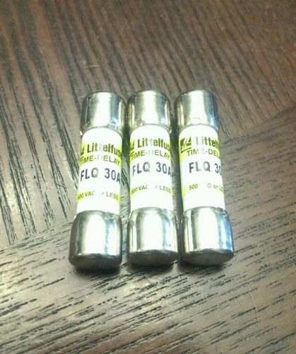 Lot of 3 littlefuse flq 1 flq1 midget fuse 1 amp 500 volt fuse for sale
