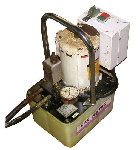 Spx hytec electric hydraulic  pump 5000 psi  350 bar 115 vac model a for sale