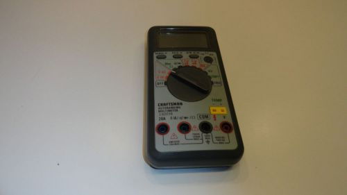 GG1: Craftsman Multimeter 982018 Autoranging voltage, ohms, temperature