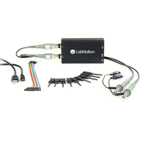 Smartscope 2-channel 100ms/s 30 mhz usb oscilloscope, analyzer, wave generator for sale