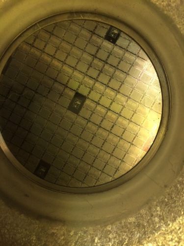 Silicon Wafer Aluminum Sample 1980&#039;s NCR