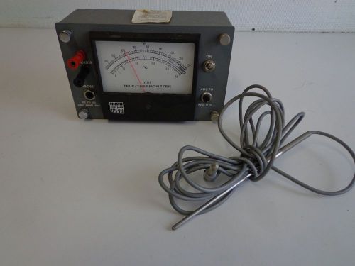 YSI - Yellow Springs Instrument Co. Tele Thermometer 43-TD With Probe FREE SHIP