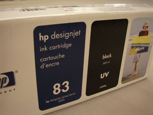 HP 83 Designjet 5000 Black Ink Cartridge 680 ml