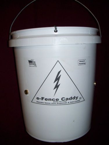 E-fence caddy - electric fence wire dispenser &amp; tool caddy - 1/2 mile - 17 ga for sale