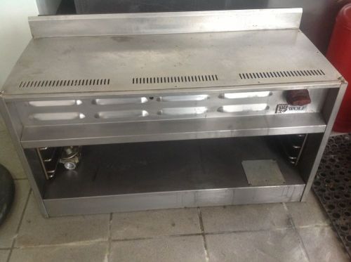 Salamander cheese melter by Wolfe- gas operated