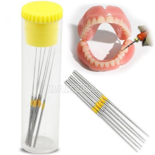 Woodpecker 6PCS/Kit Dental NITI U-FILE Tip 20# used for Root Canal Cleaning