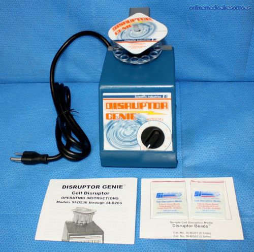 Scientific industries cell disruptor genie 1.5 ml snap-top si-d236 for sale
