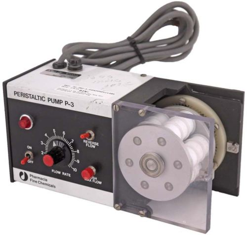 Pharmacia p-3 lab variable flow rate hplc chromatography peristaltic pump for sale