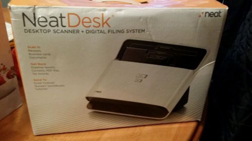 NEW NeatDesk Scanner &amp; Digital Filing System Documents &amp; Receipts PC 2010