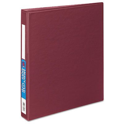 Heavy-Duty Binder with One Touch EZD Rings, 1&#034; Capacity, Maroon 21001