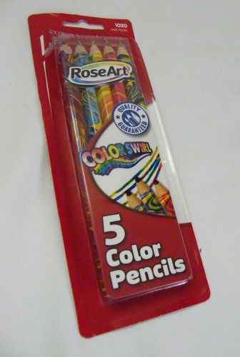 Rose Art,Color Swirl Pencils, 3 Assorted Colors in each pencil