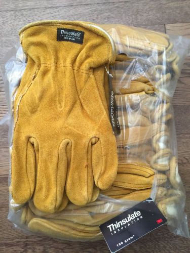 Thinsulate 3M Heavy Lined Work All Purpose Gloves Size Med 12 pair 100 gram