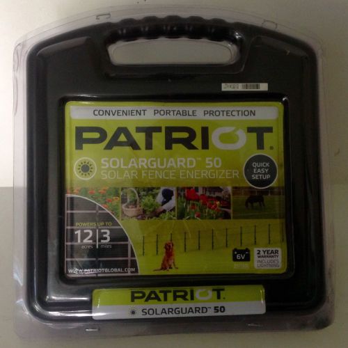 Patriot Solarguard 50 Fence Energizer $ave Customer Returned Item Free Shipping