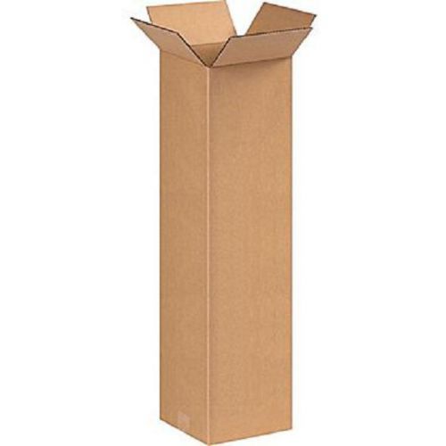 Corrugated cardboard tall shipping storage boxes 8&#034; x 8&#034; x 30&#034; (bundle of 25) for sale